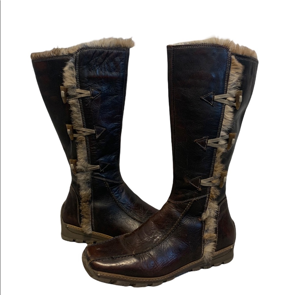 Feet First | Leather & Faux Fur Winter Boots